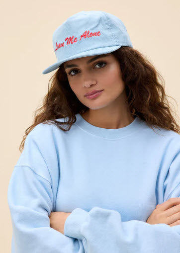 Daydreamer Leave Me Alone Corduroy Hat